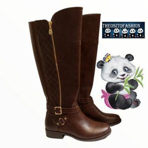 GBG Guess Haidyn Dark Brown Women Boots Size-7-M  COD/192